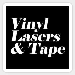 Vinyl Lasers & Tape Sticker